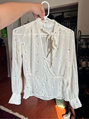 Fleur du Mal Silk Bunny Blouse
